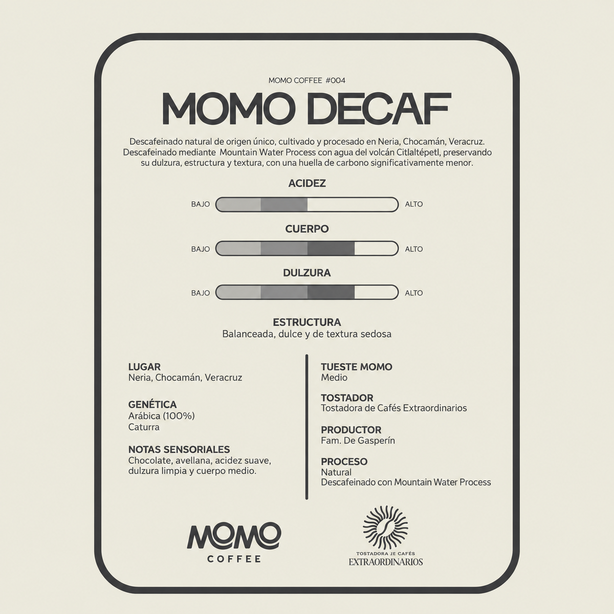 MOMO Decaf - 300gr