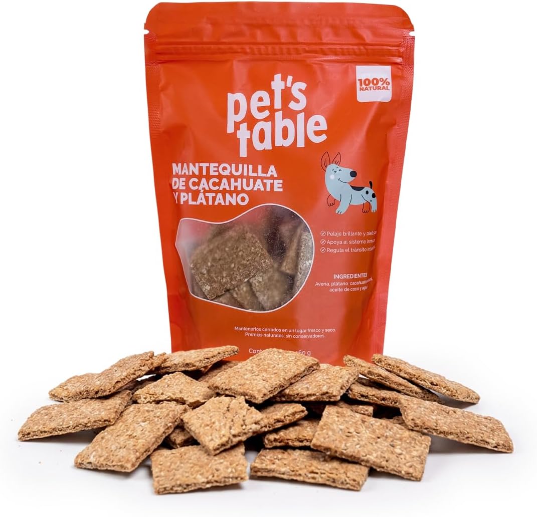 Pet's table sabor cacahuate - Sin Gluten, Sin Aditivos, Sin Conservadores